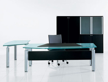 Office Desk|Glass Executive Desk|Office Furniture|Glass Executive Desk|������̨|�����칫��|�����칫̨ CG-BLBT-02